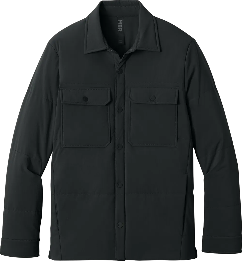 Sashiko Stretch Puffy Shacket