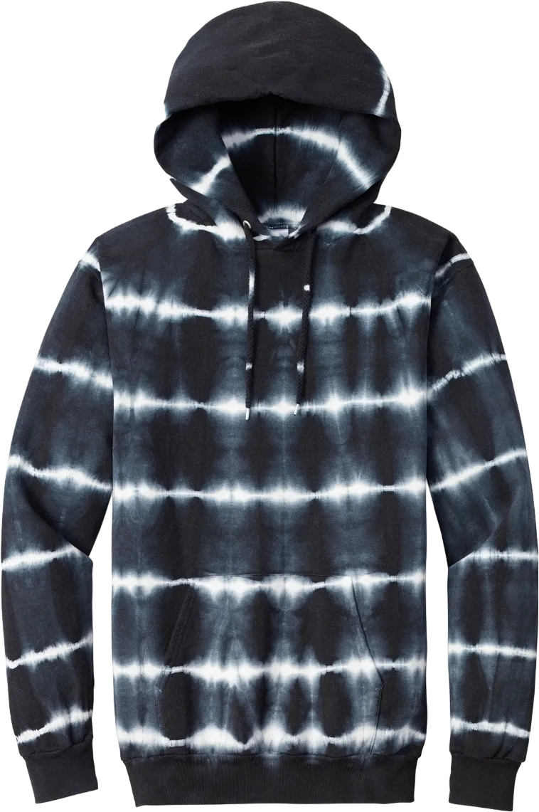 Allover Stripe Tie-Dye Fleece