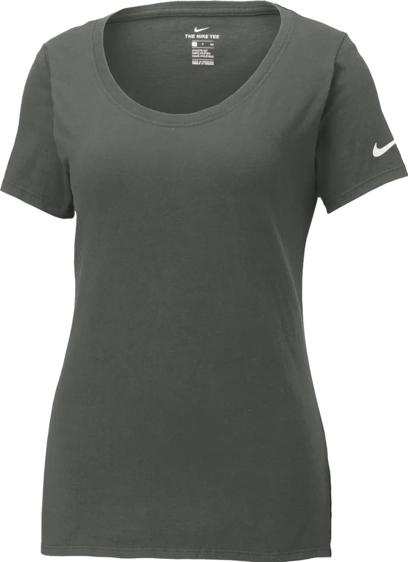 Ladies Core Cotton Scoop Neck Tee