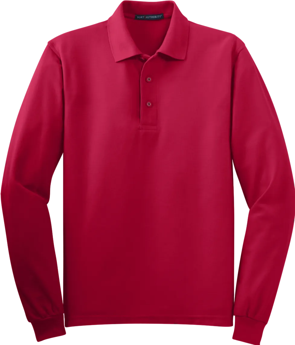 Silk Touch Long Sleeve Polo