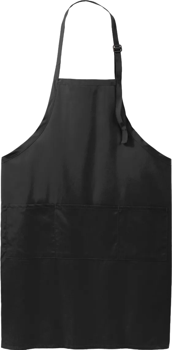 Easy Care Extra Long Bib Apron with Stain Release