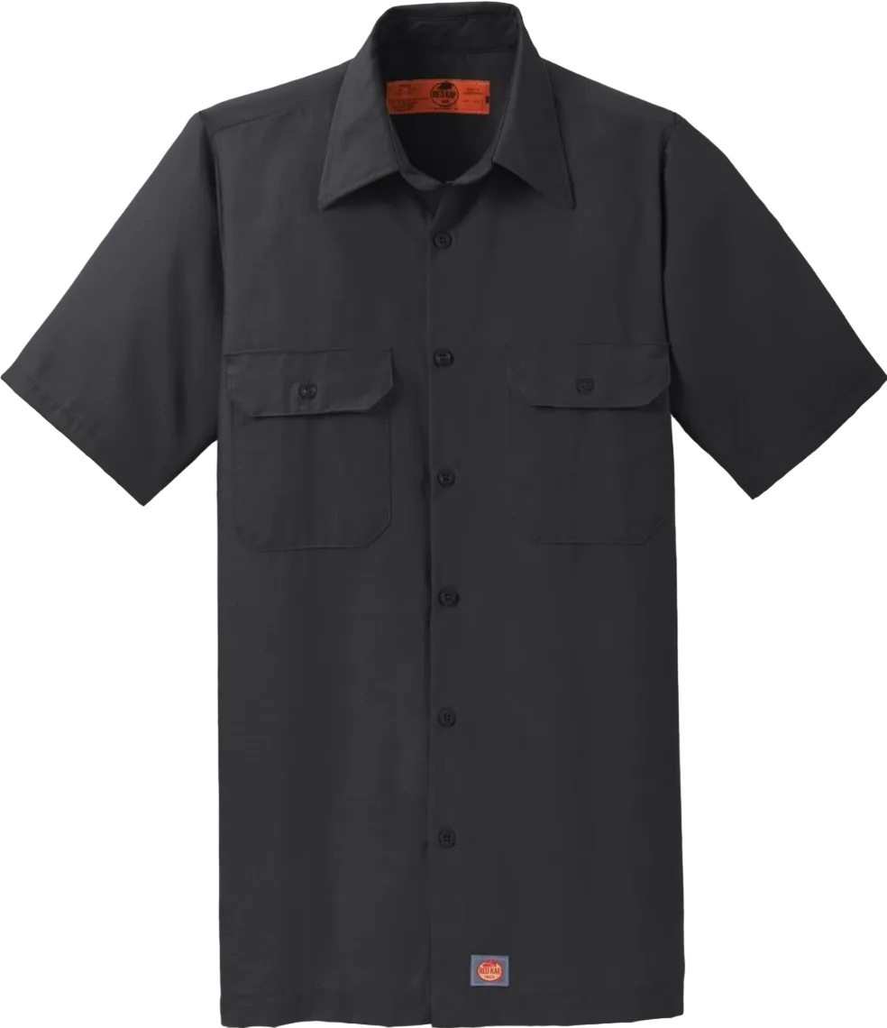 Short Sleeve Solid Ripstop Shirt