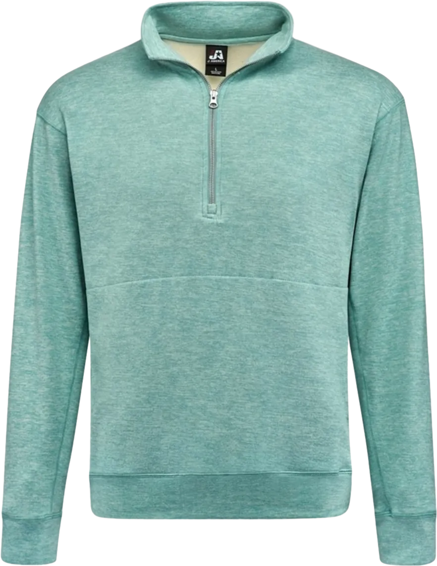 J. America Unisex Electric Fleece Quarter-Zip Sweatshirt