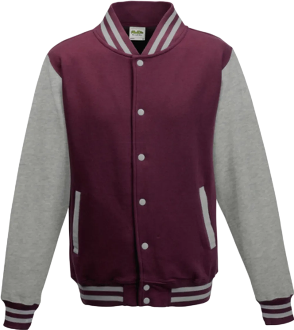 Just Hoods By AWDis Men's Heavyweight Letterman Jacket