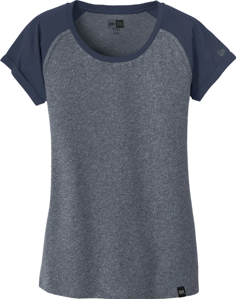 Ladies Heritage Blend Varsity Tee