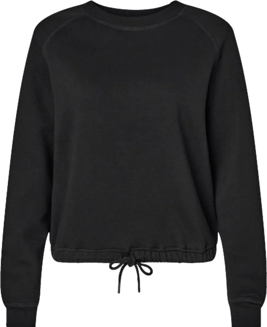 Women's Relaxed 3-End Boxy Fleece Crewneck Sweatshirt