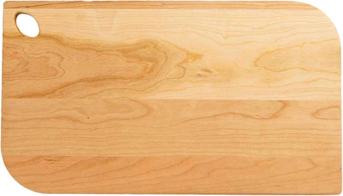 Maple Charcuterie / Serving Board - 8"x14" with Cutout