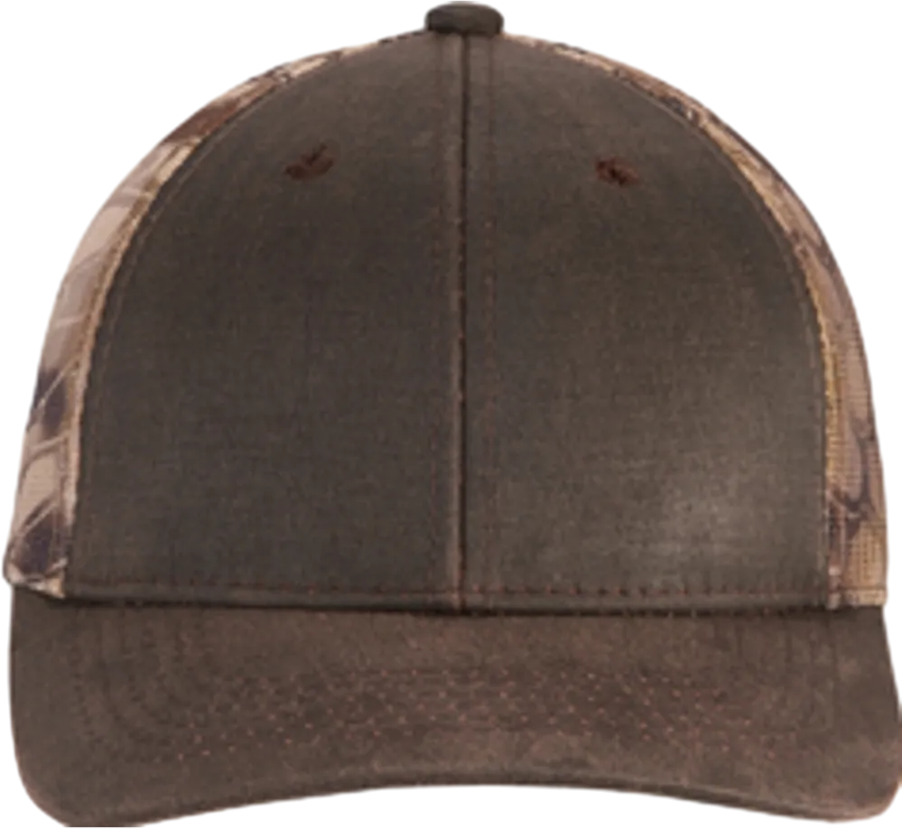 Pigment Print Camouflage Mesh Back Cap