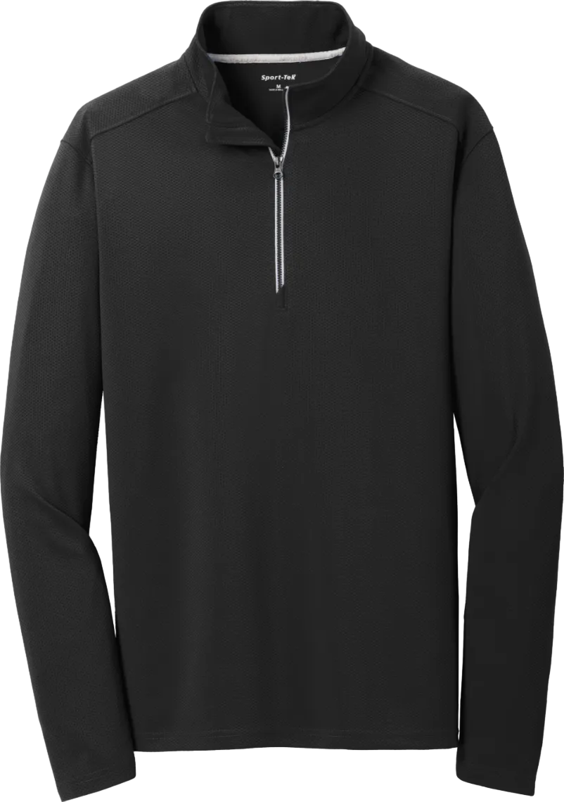 Sport-Wick Textured 1/4-Zip Pullover