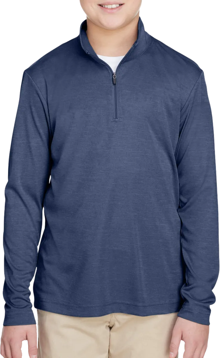 Youth Zone Sonic Heather Performance 1/4-Zip