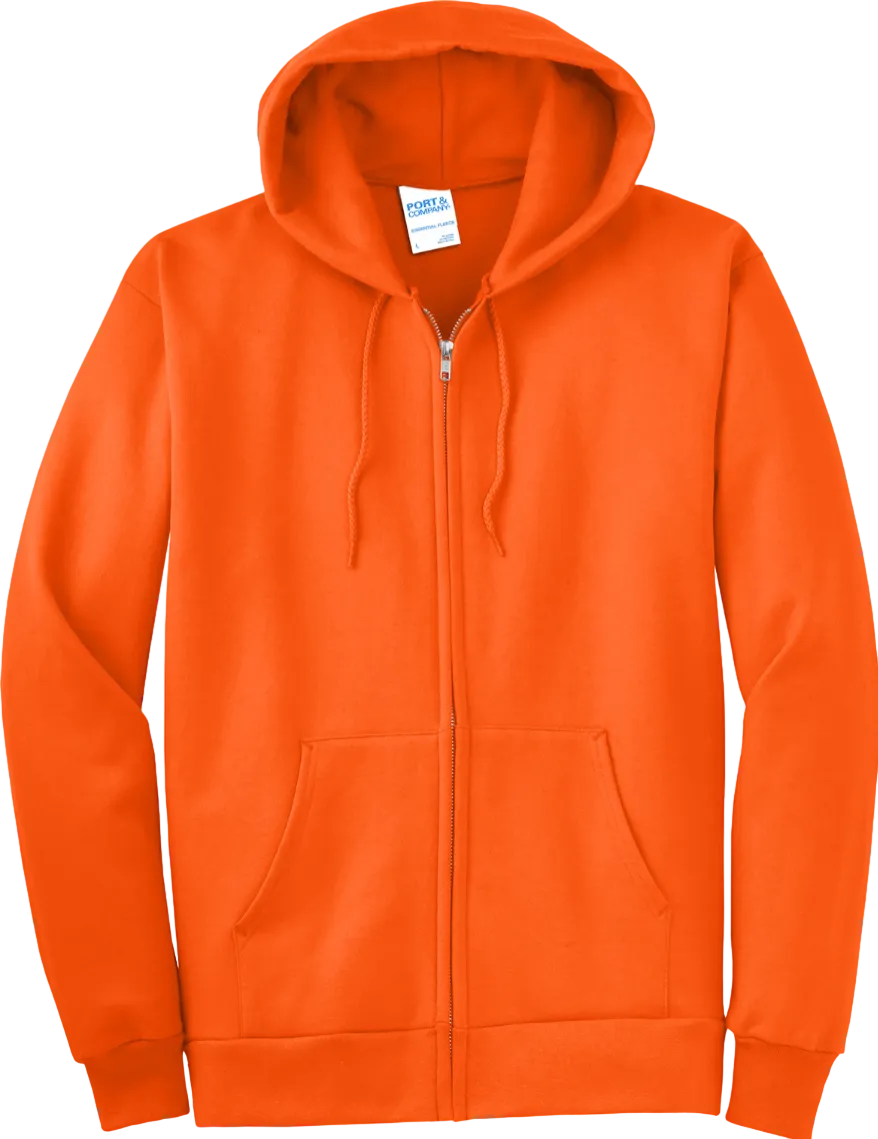 Essential Fleece Full-Zip Hooded Sweatshirt