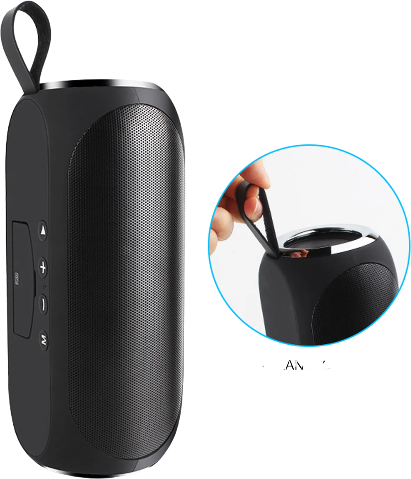 Blackpunk Bluetooth Speaker with Phone Holder