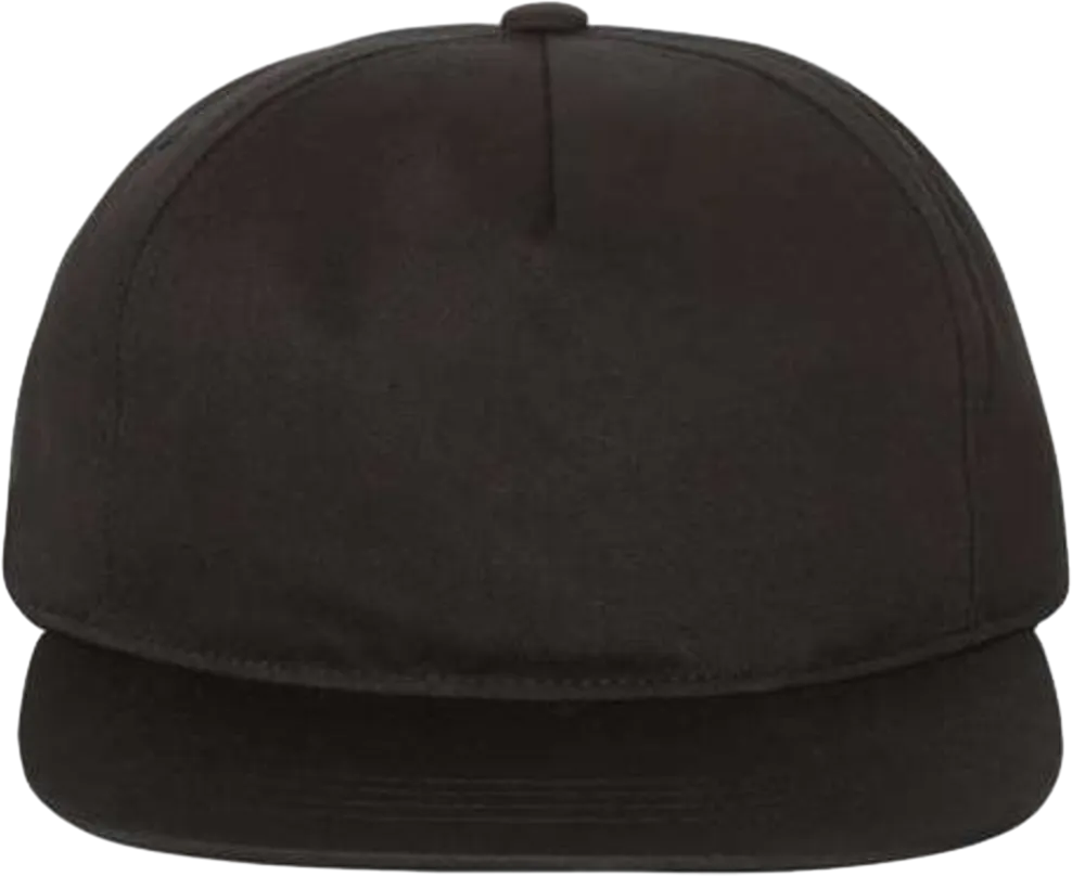 Unstructured Five-Panel Snapback Cap
