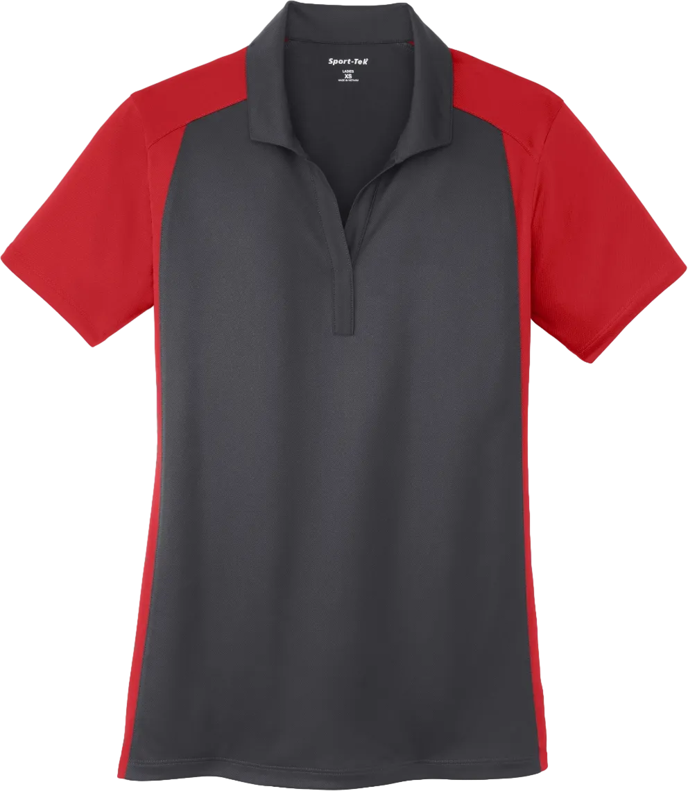 Sport-Tek® Ladies Colorblock Micropique Sport-Wick® Polo