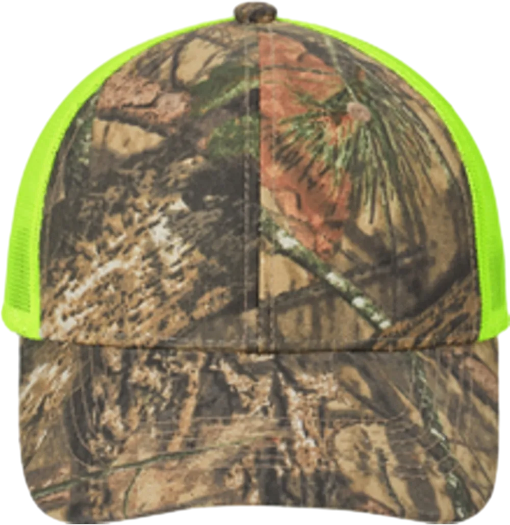 Structured Camouflage Mesh Back Cap