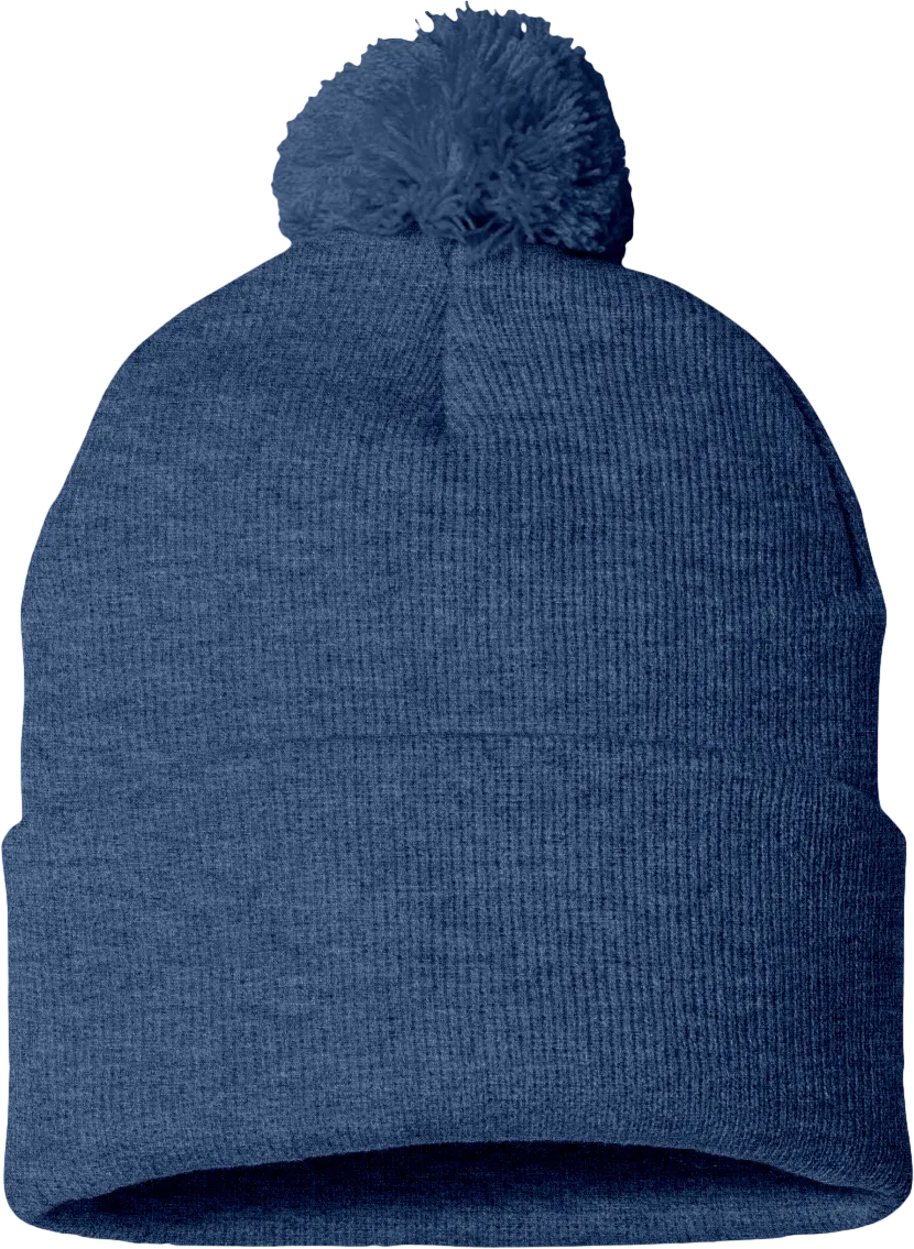 Pom-Pom 12" Knit Beanie