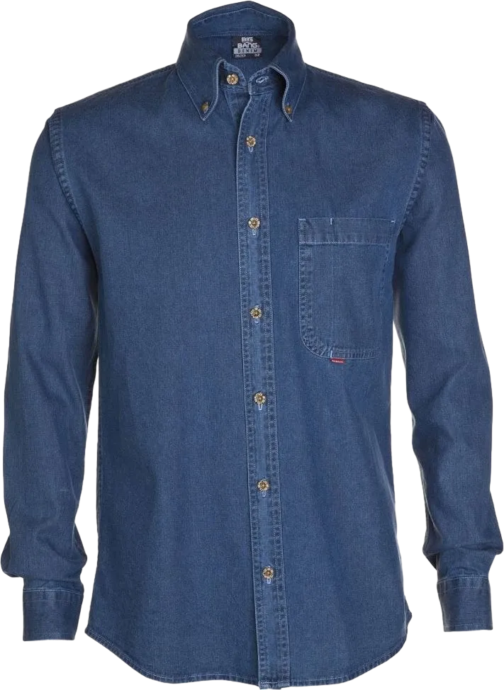 Denim Denim Long Sleeve Men's Shirt