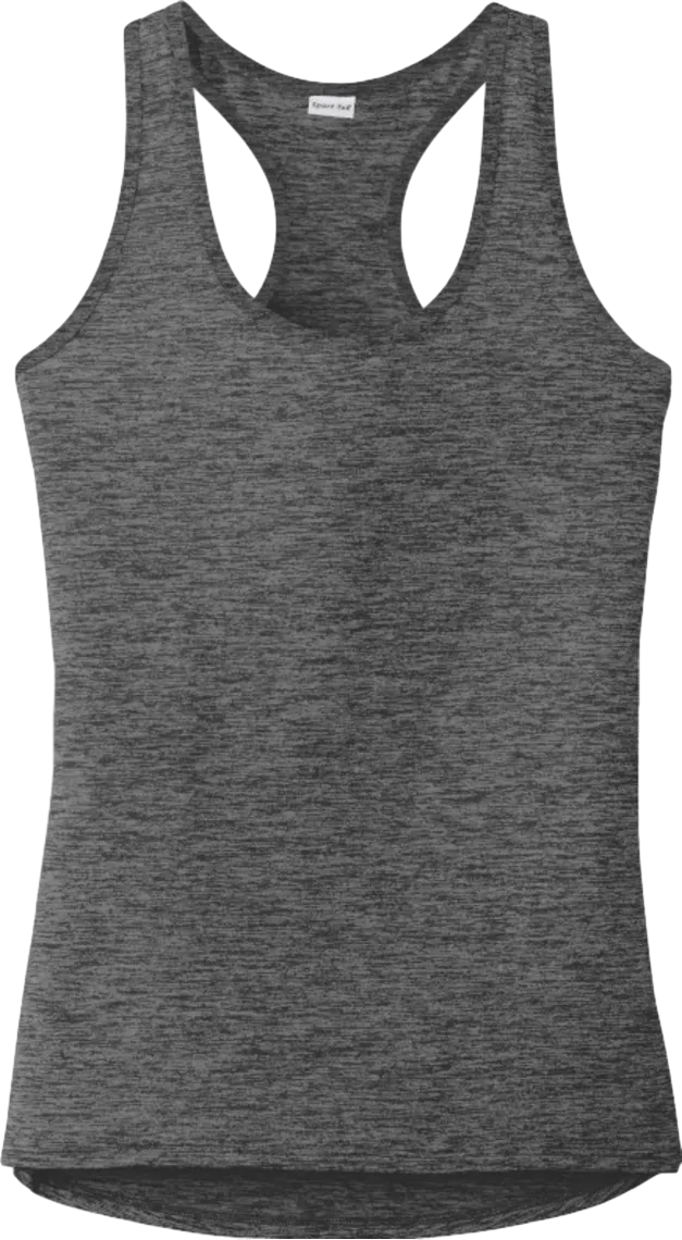 Ladies PosiCharge Electric Heather Racerback Tank