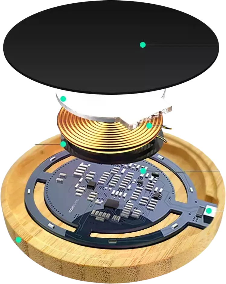 Bamboo Qi Wireless Charger