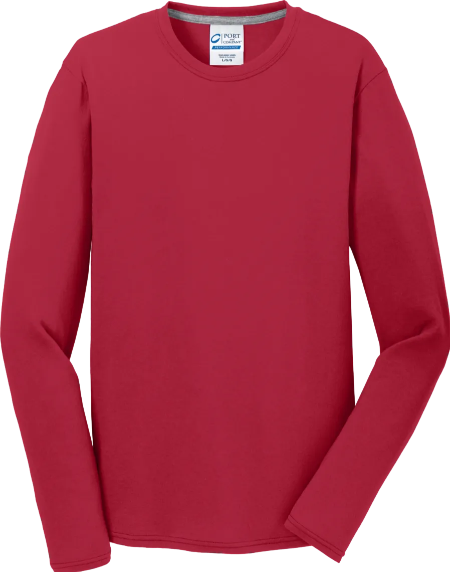 Long Sleeve Performance Blend Tee