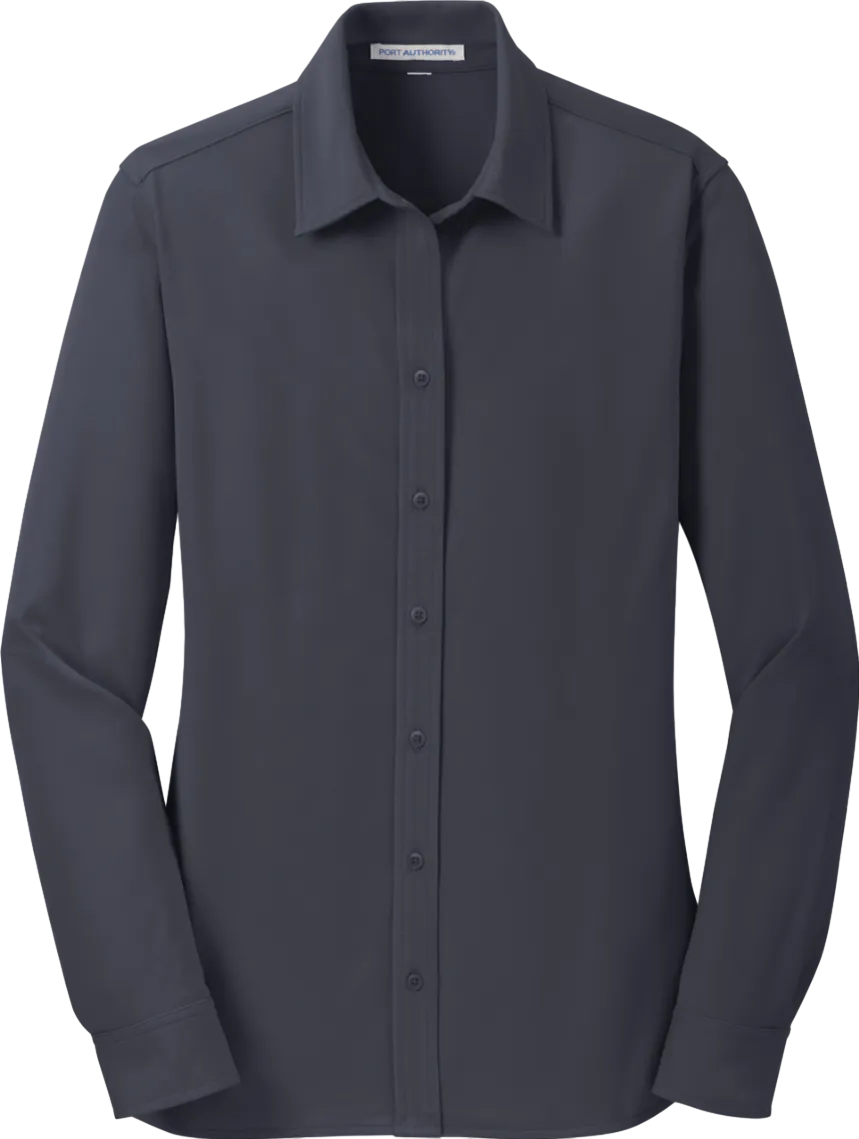 Ladies Dimension Knit Dress Shirt