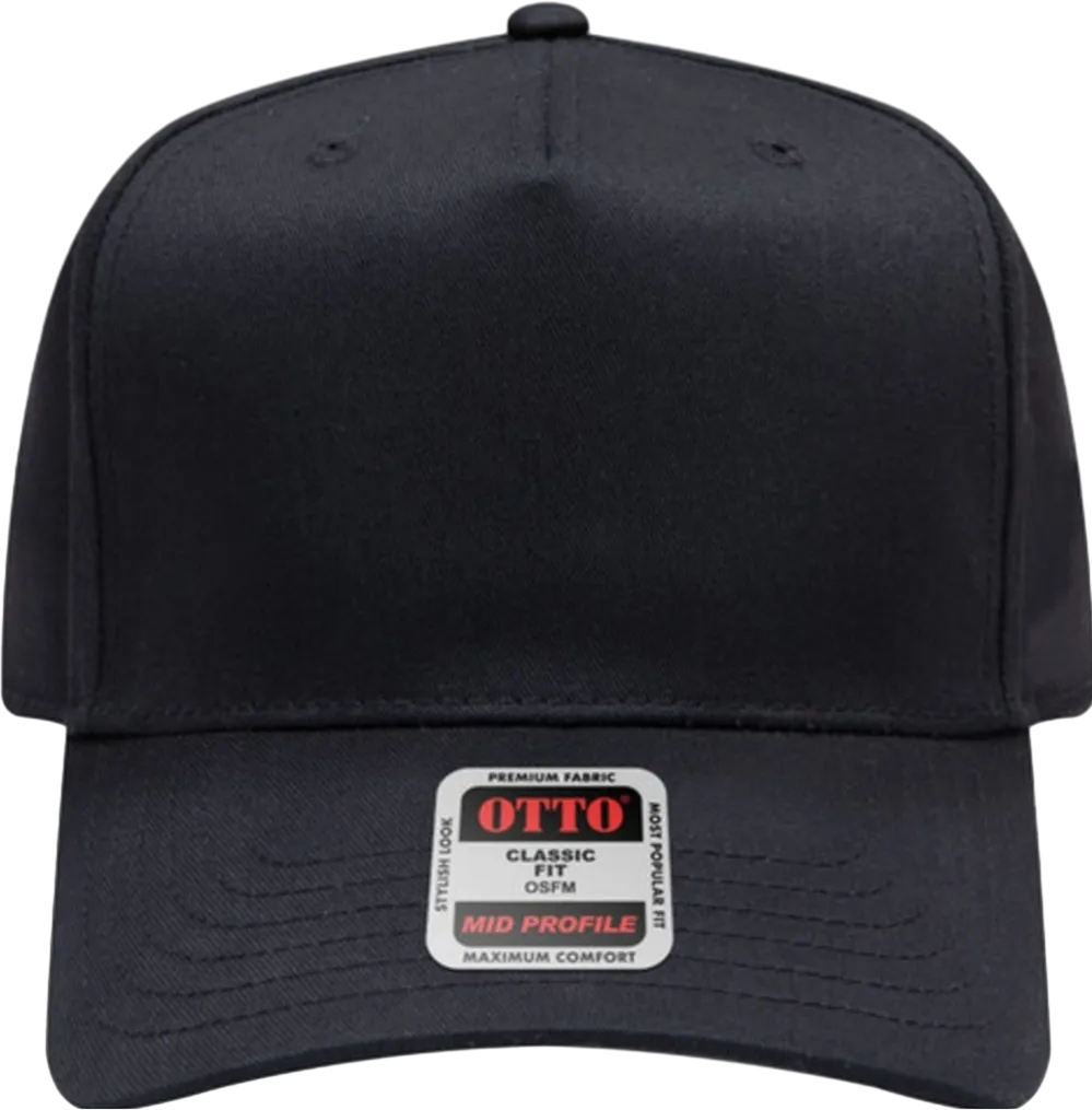 OTTO CAP 5 Panel Mid Profile Baseball Cap