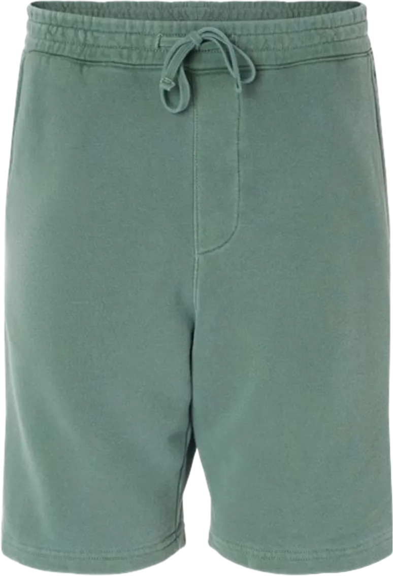 Pigment-Dyed Fleece Shorts