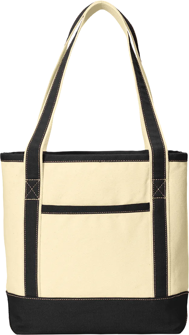 Medium Cotton Canvas Boat Tote