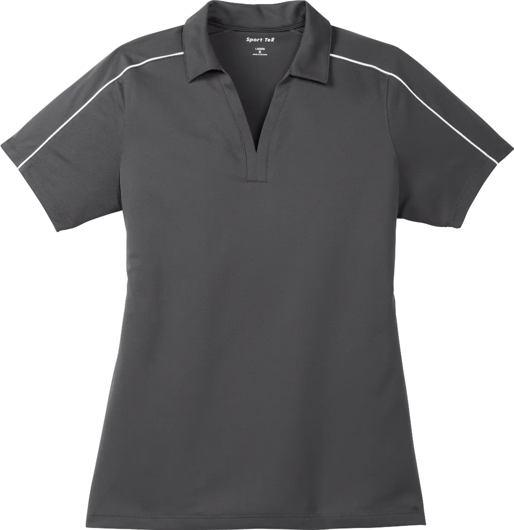 Ladies Micropique Sport-Wick Piped Polo