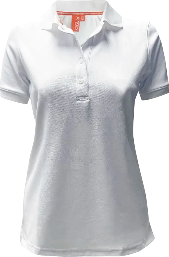 Max Women's Microfiber Spandex Polo Shirt