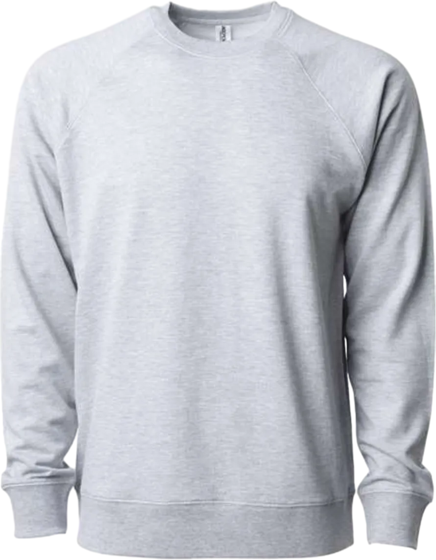 Independent Trading Co Icon Lightweight Loopback Terry Crewneck Sweatshirt