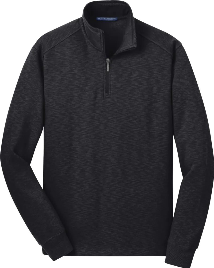 Slub Fleece 1/4-Zip Pullover