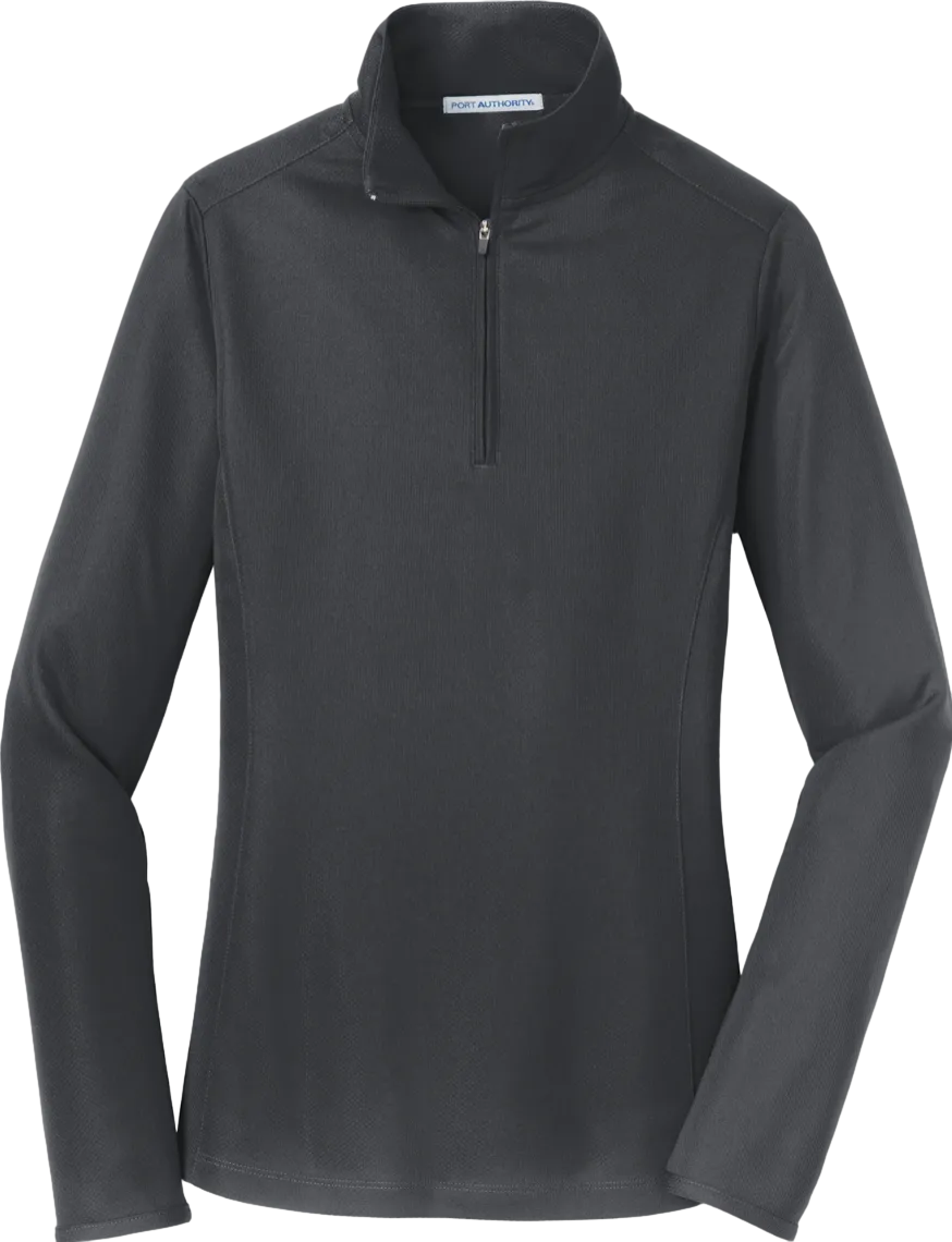 Ladies Pinpoint Mesh 1/2-Zip