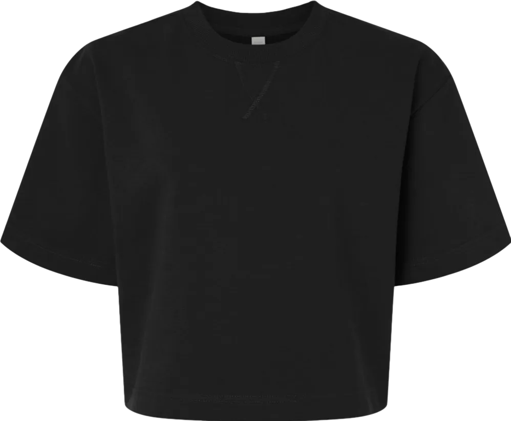 Women's French Terry Mid-Length Boxy Top