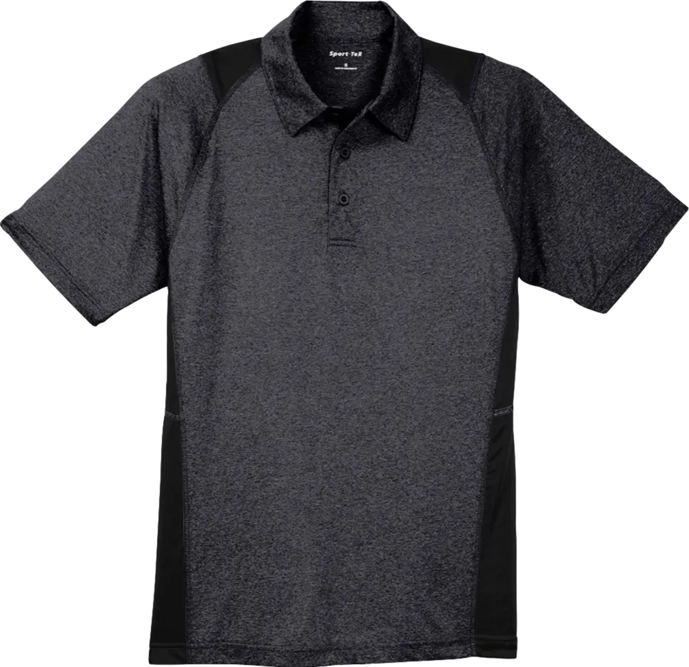 Heather Colorblock Contender Polo