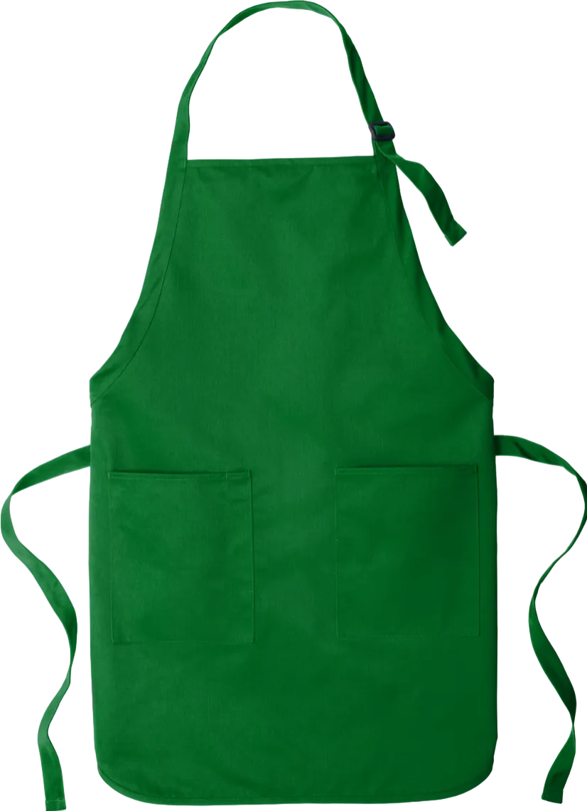Full-Length Two-Pocket Bib Apron