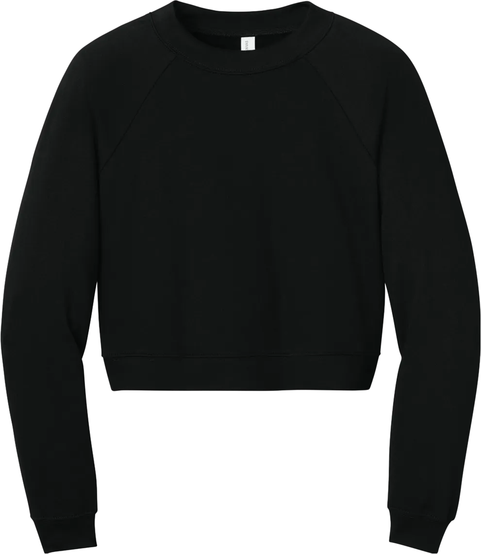 BELLA+CANVAS Women's Raglan Pullover Sponge Fleece