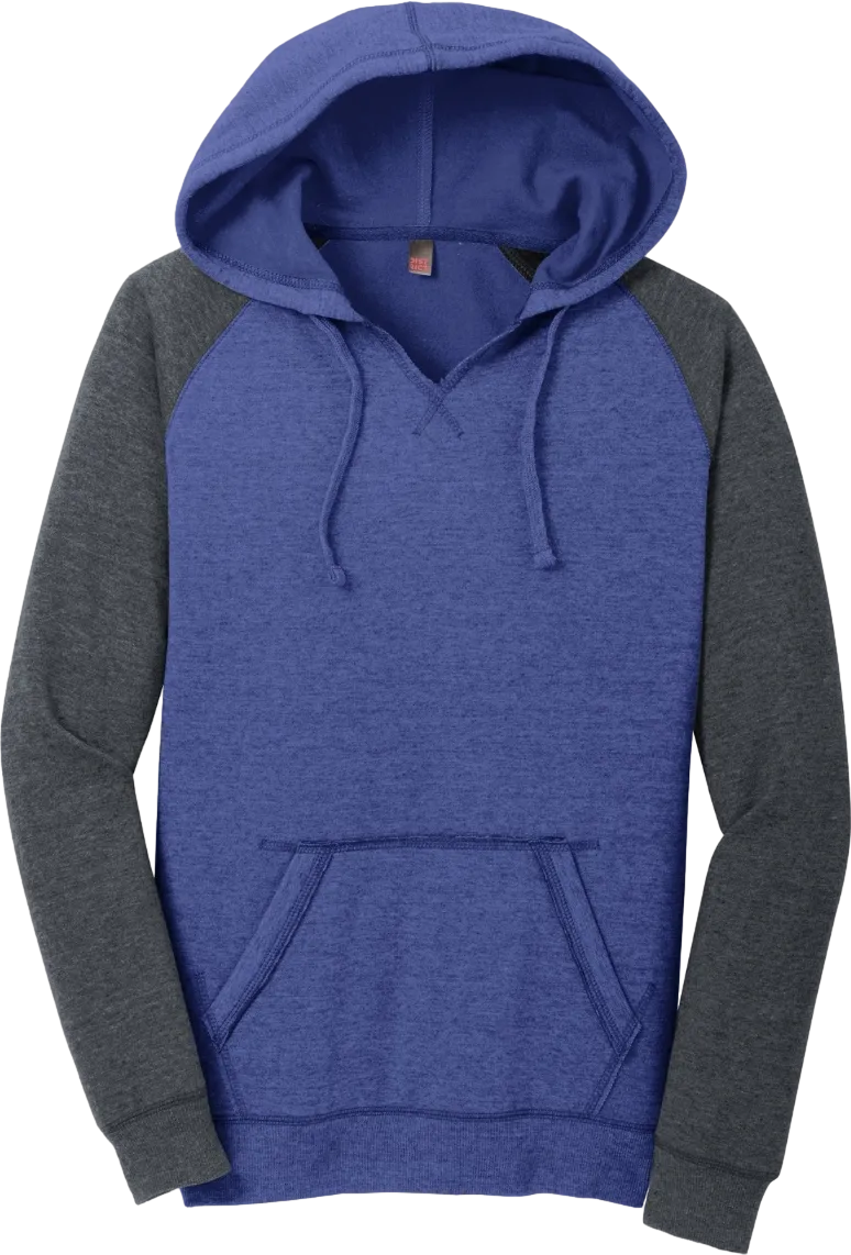 Women's Lightweight Fleece Raglan Hoodie