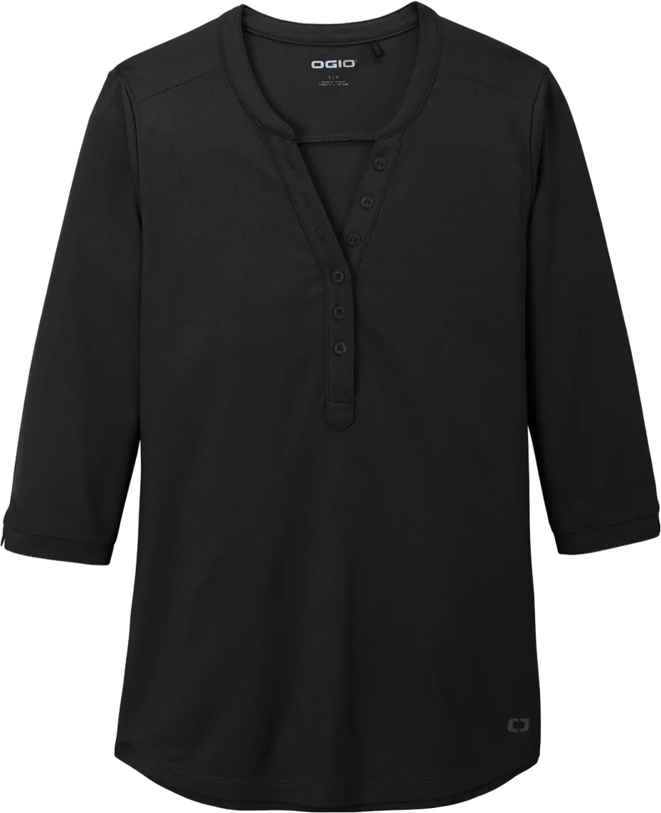 Ladies Jewel Henley