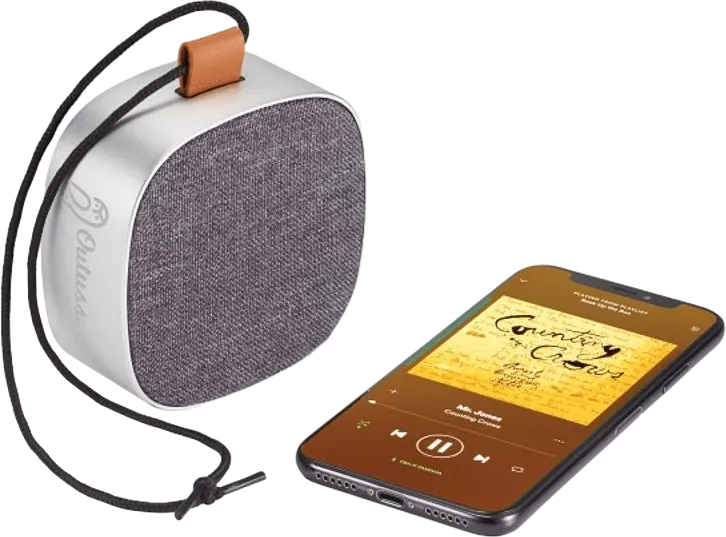 Tahoe Metal & Fabric Waterproof Bluetooth Speaker