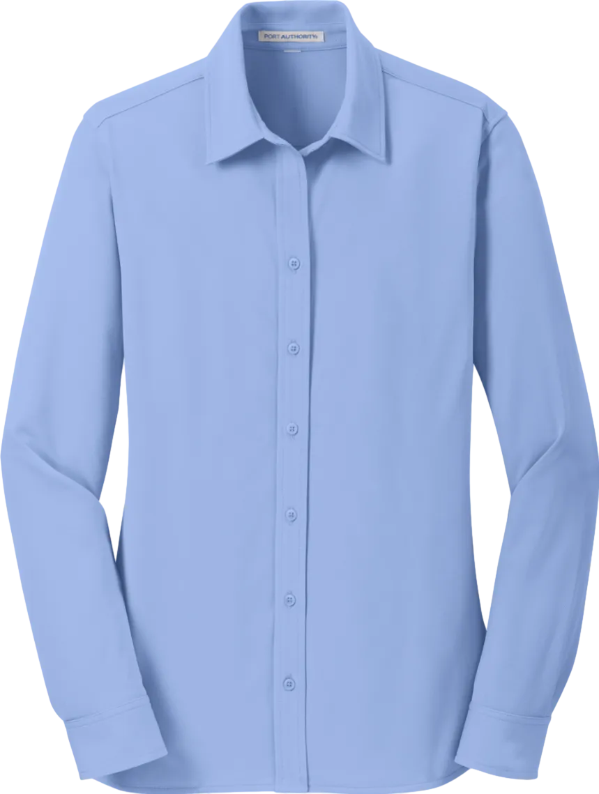 Ladies Dimension Knit Dress Shirt