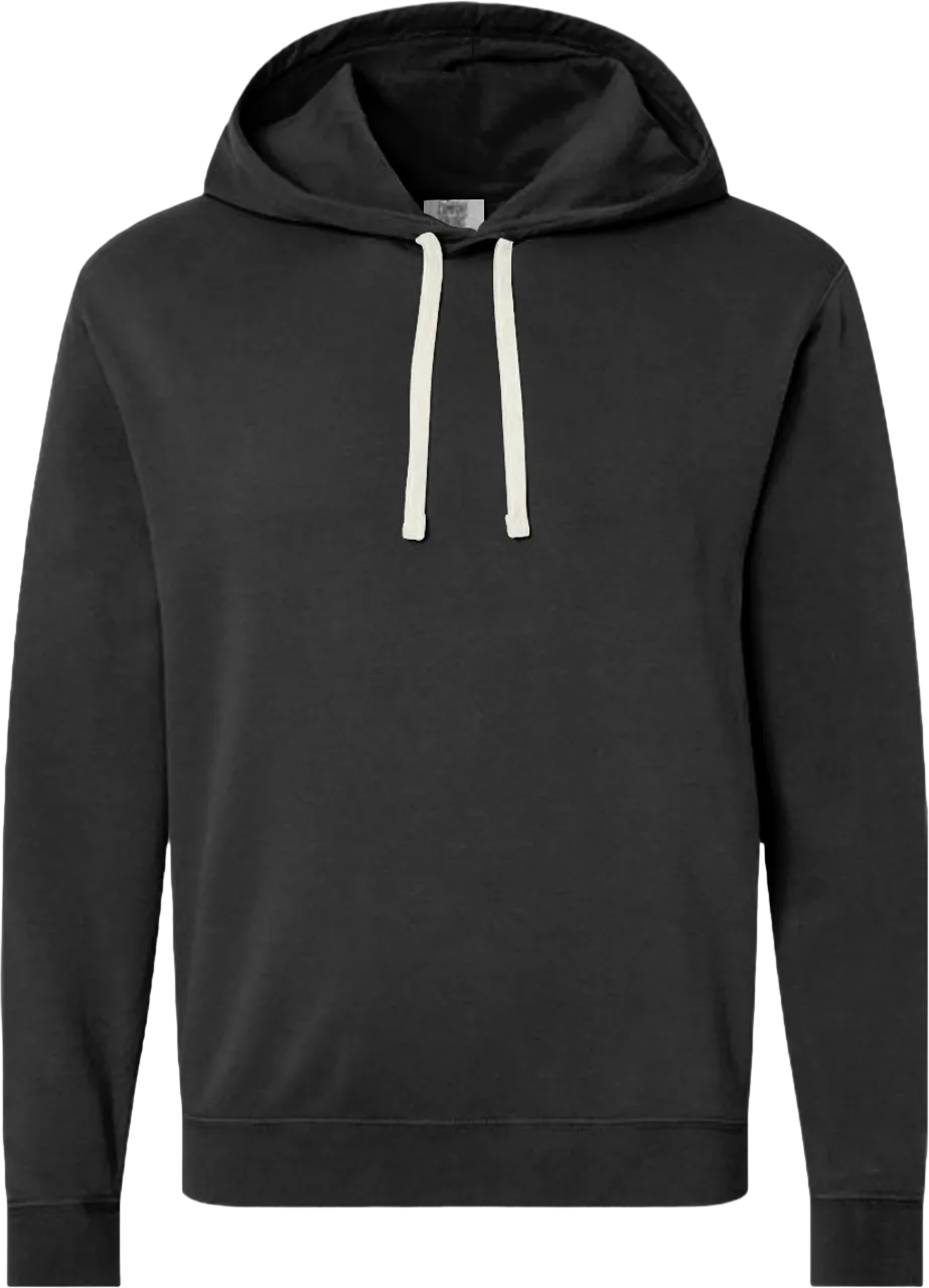 Garment-Dyed Lightweight Fleece Hooded Sweatshirt