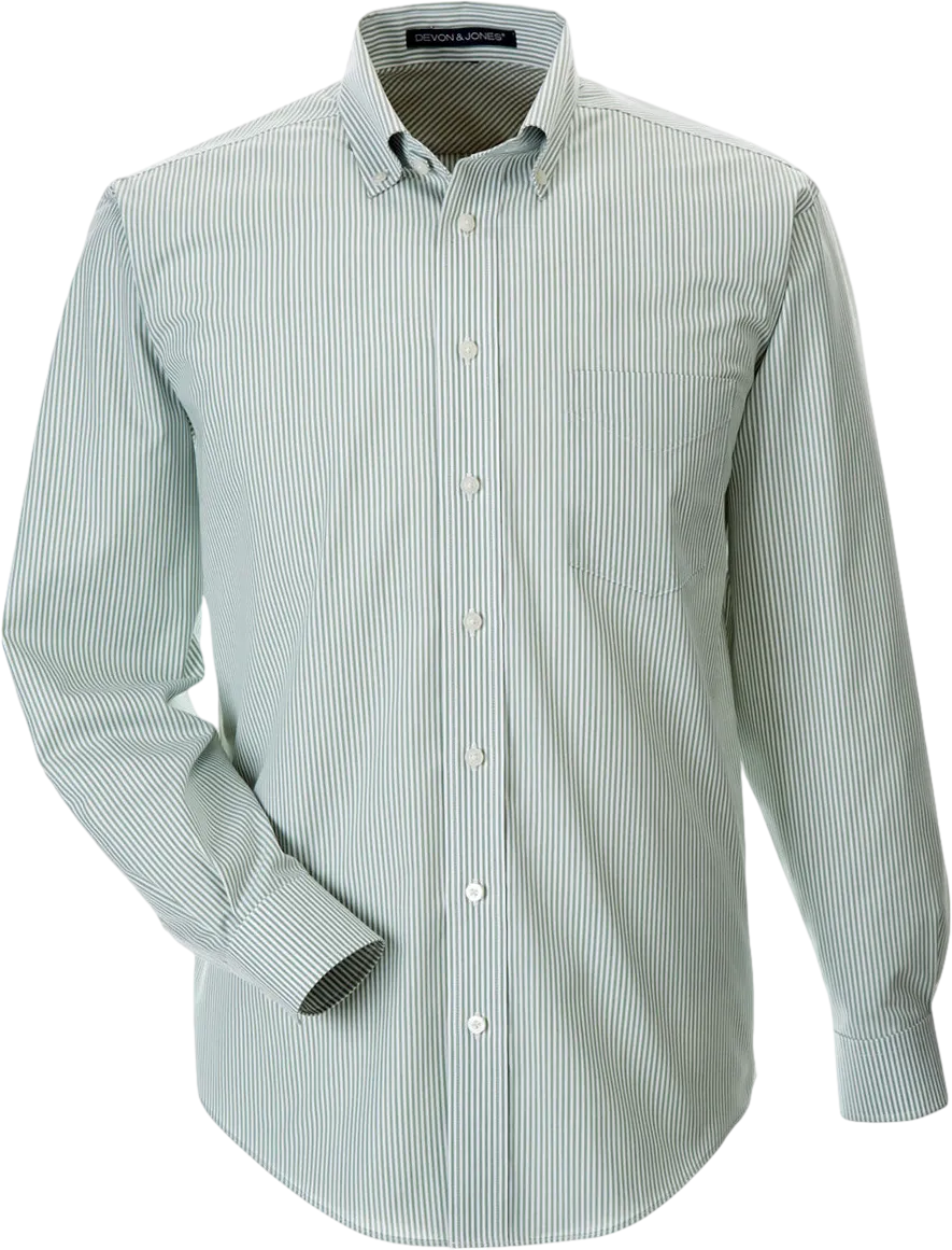 Men's Crown Collection Banker Stripe Woven Shirt