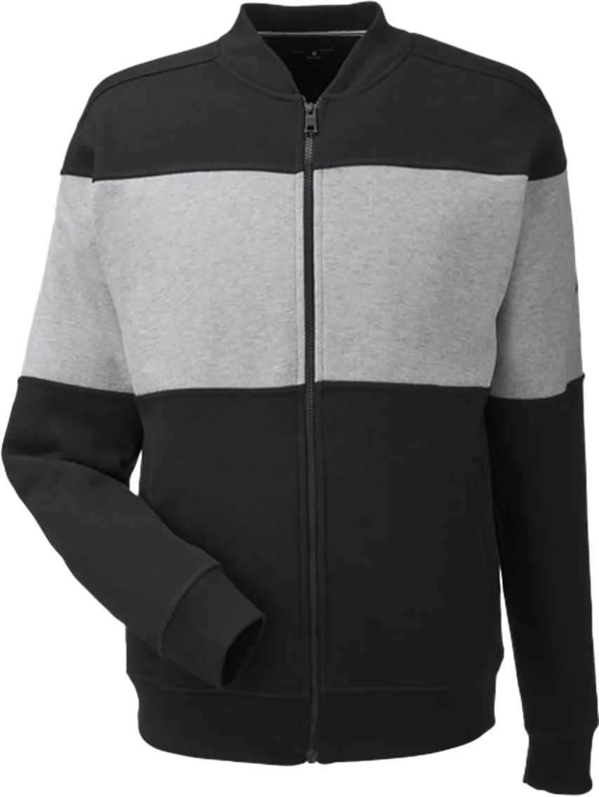 Anchor Fleece Colorblocked Bomber Jacket