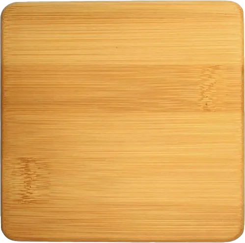 6 Piece Bamboo Coaster Set with Holder