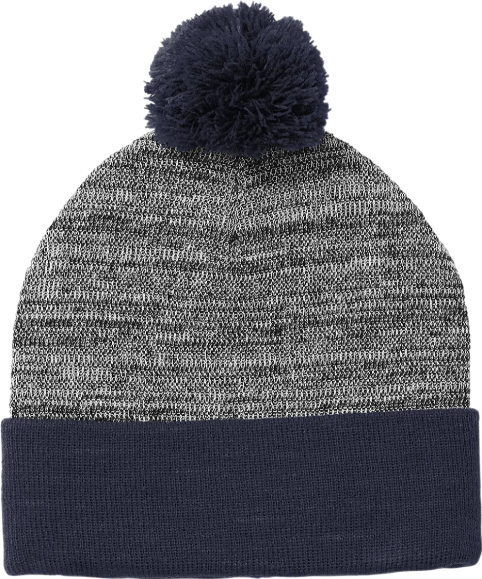 Heather Pom Pom Beanie