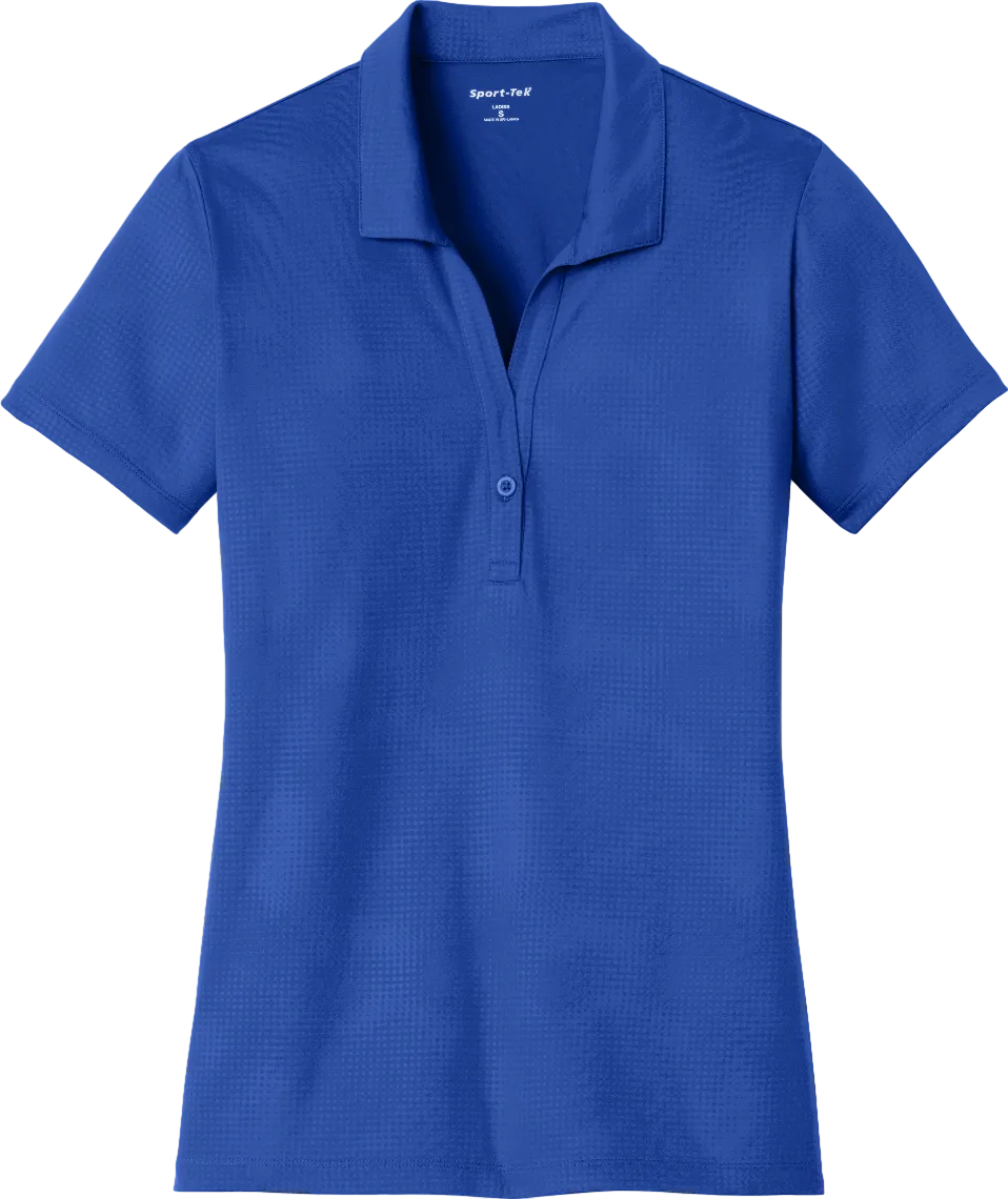 Ladies Embossed PosiCharge Tough Polo