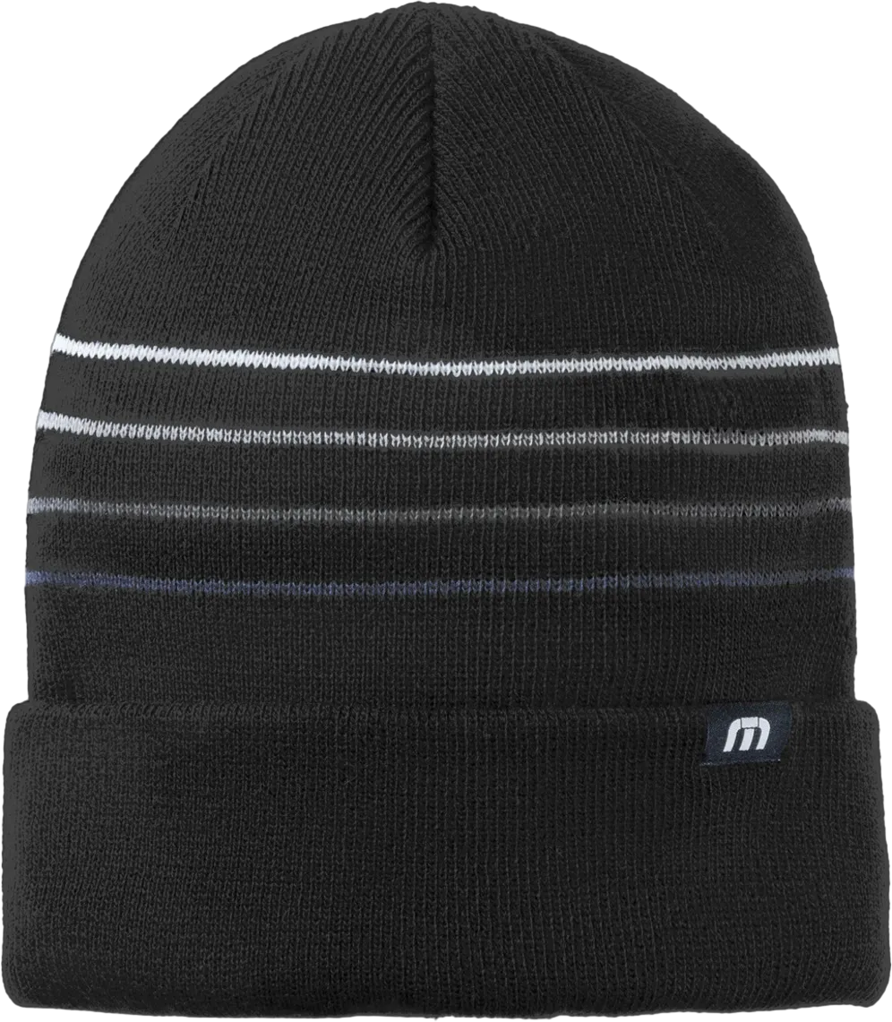 Striped Cuffed Beanie