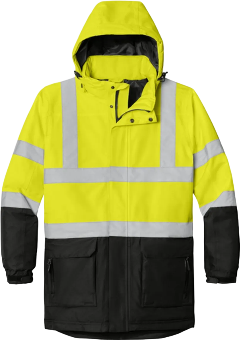 ANSI 107 Class 3 Safety Heavyweight Parka