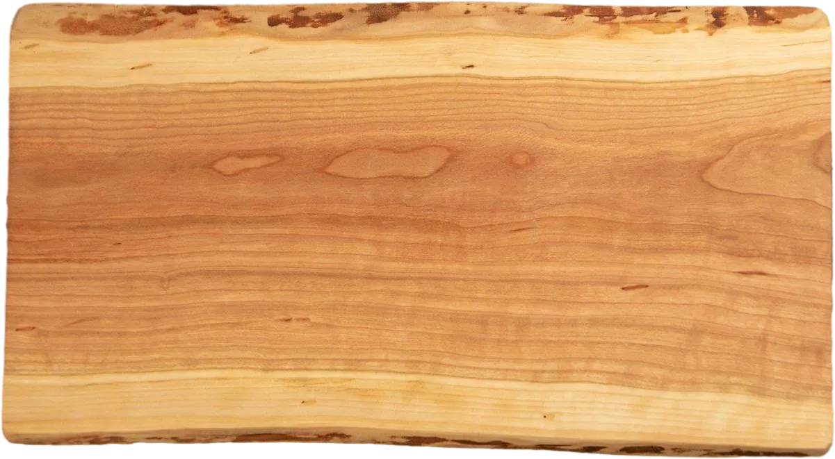 Live-Edge Cherry Artisan Charcuterie/Serving Board - 9"-10" x 16"